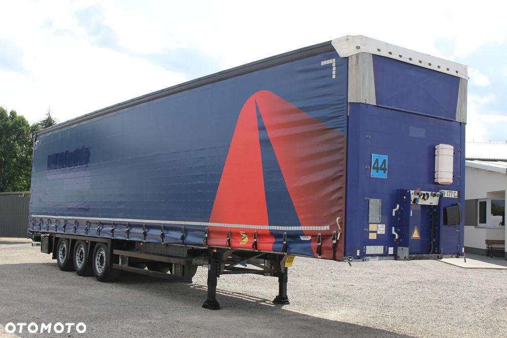 Schmitz Cargobull VARIOS /FIRANKA  /OSIE SCHMITZ / DACH PODNOSZONY/ RAMA OCYNK /SERWIS FR / IDEALNY STAN / - 4