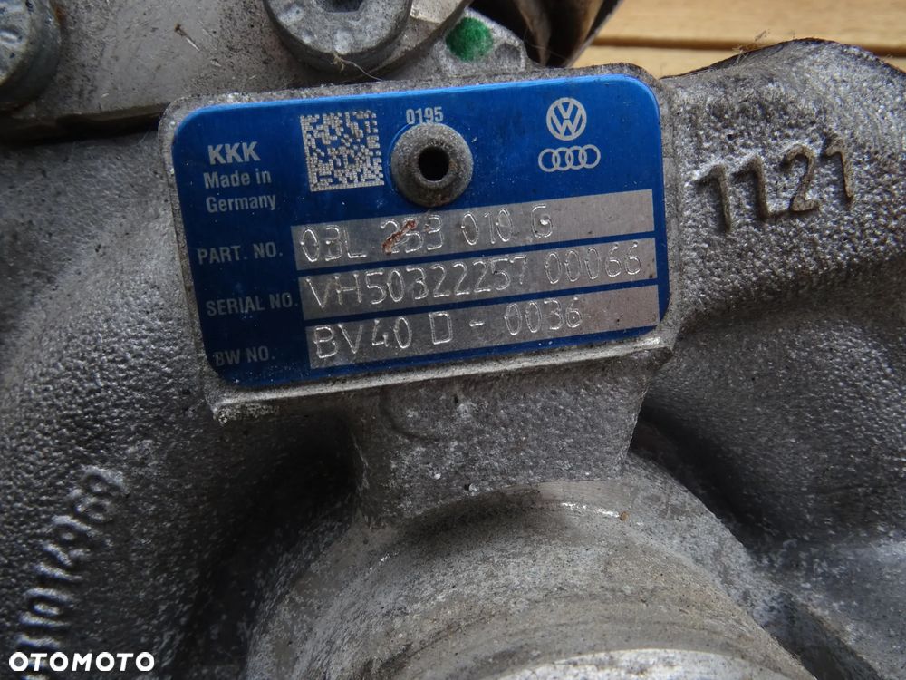 VW AUDI SEAT SKODA TURBINA TURBOSPRĘŻARKA 03L253010G - 1