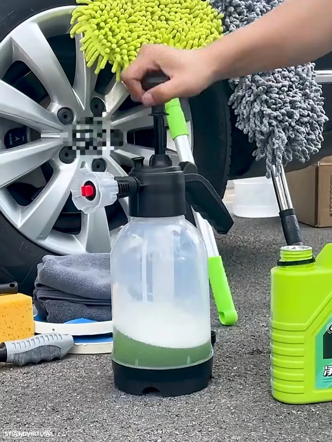 Snow Foam Bomba Pressão Espuma Lavagem Automóvel - 2L (mdl2) - 2