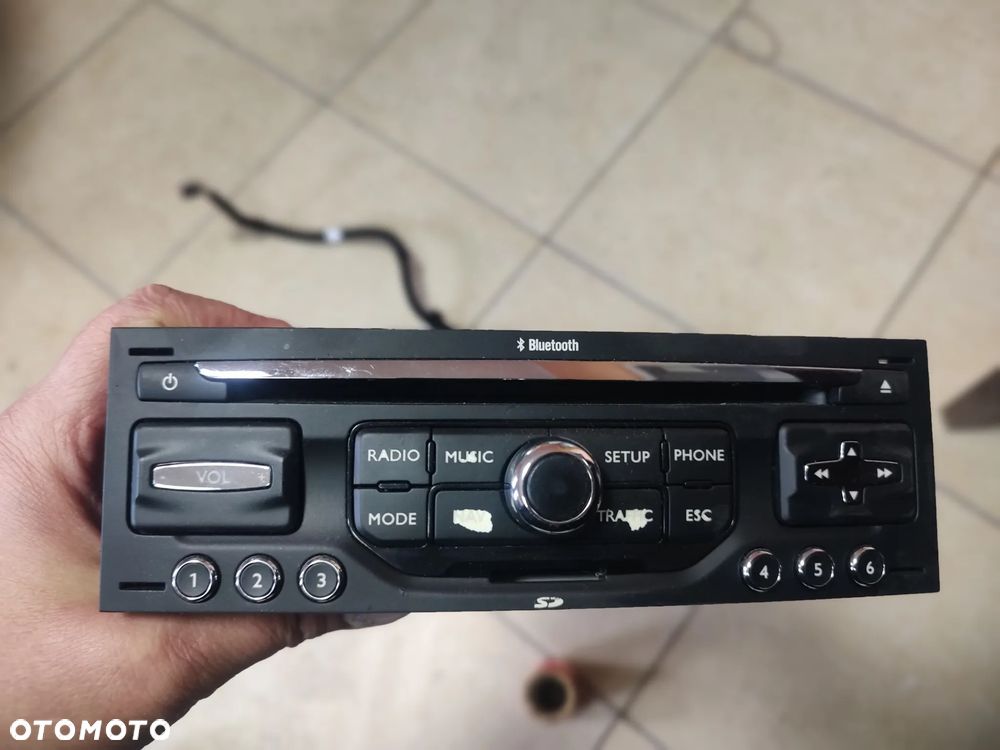 CITROEN C5 X7 CD RADIO NAVI WYŚWIETLACZ 96661984ZD - 3