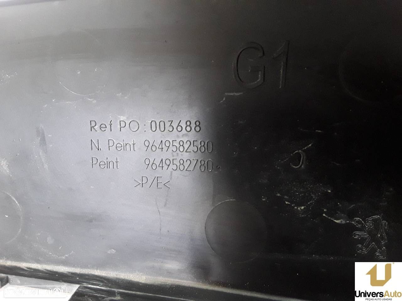 MOLDURA PEUGEOT 207 2007 -9649582580 - 1