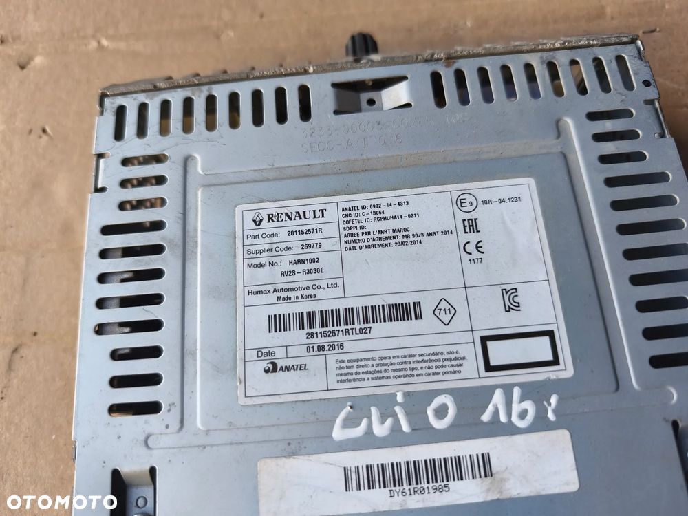 RADIO USB BLUETOOTH 281152571R RENAULT CLIO IV - 3