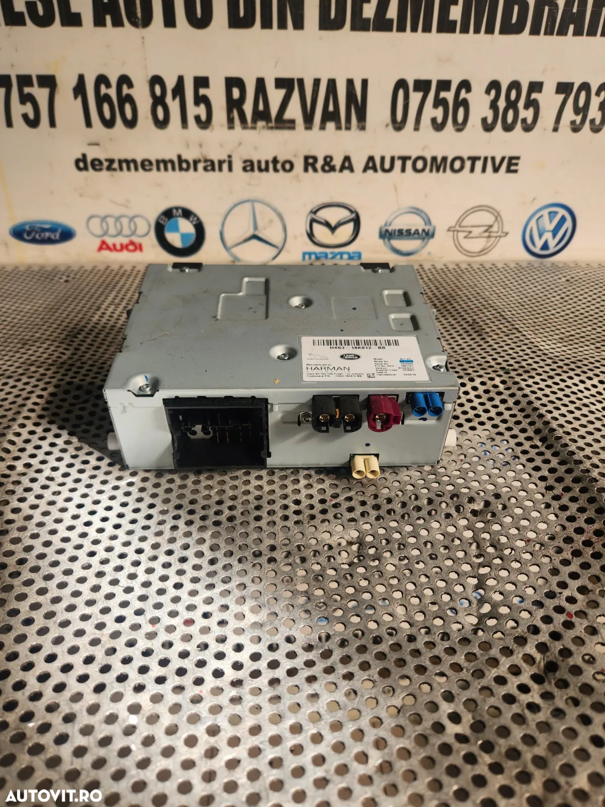 Modul Unitate Navigatie Harman Kardon Range Rover Evoque Land Rover Discovery Sport Jaguar XE XF Cod XH63-18K812-BB An 2012-2013-2014-2015-2016-2017-2018-2019 Dezmembrez Range Rover Evoque Facelift An 2015-2016-2017-2018-2019 2.0 D Automat 4x4 Volan Stanga - Dezmembrari Arad - 3