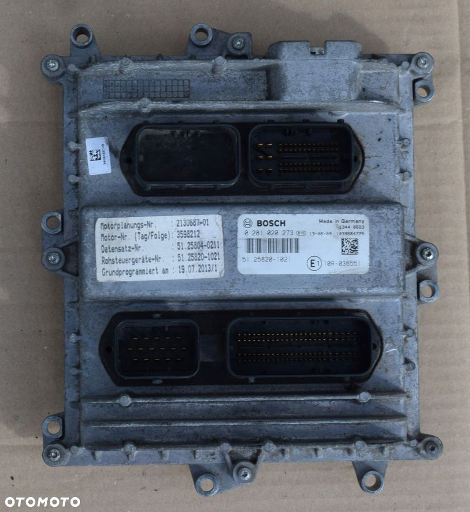 STEROWNIK KOMPUTER SILNIKA EDC MAN 51.25820 - 1021 - 2