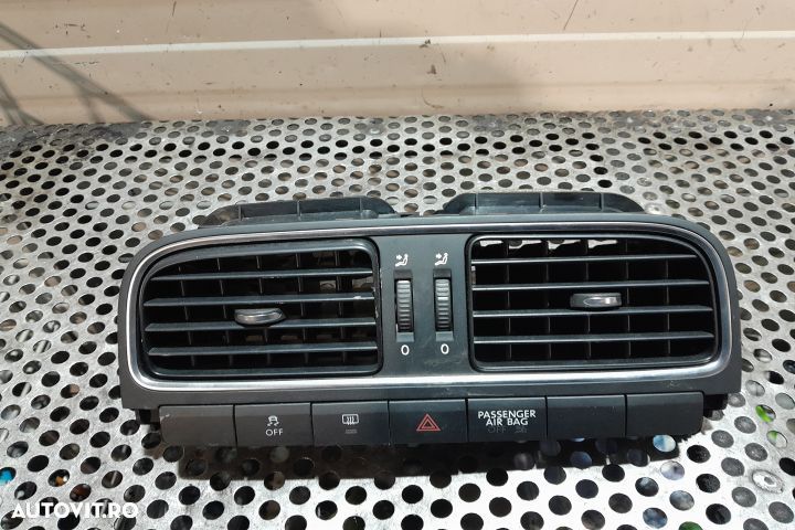 Grila ventilatie bord centru 6R0819728R Volkswagen VW Polo 5 6R [2009 - 1