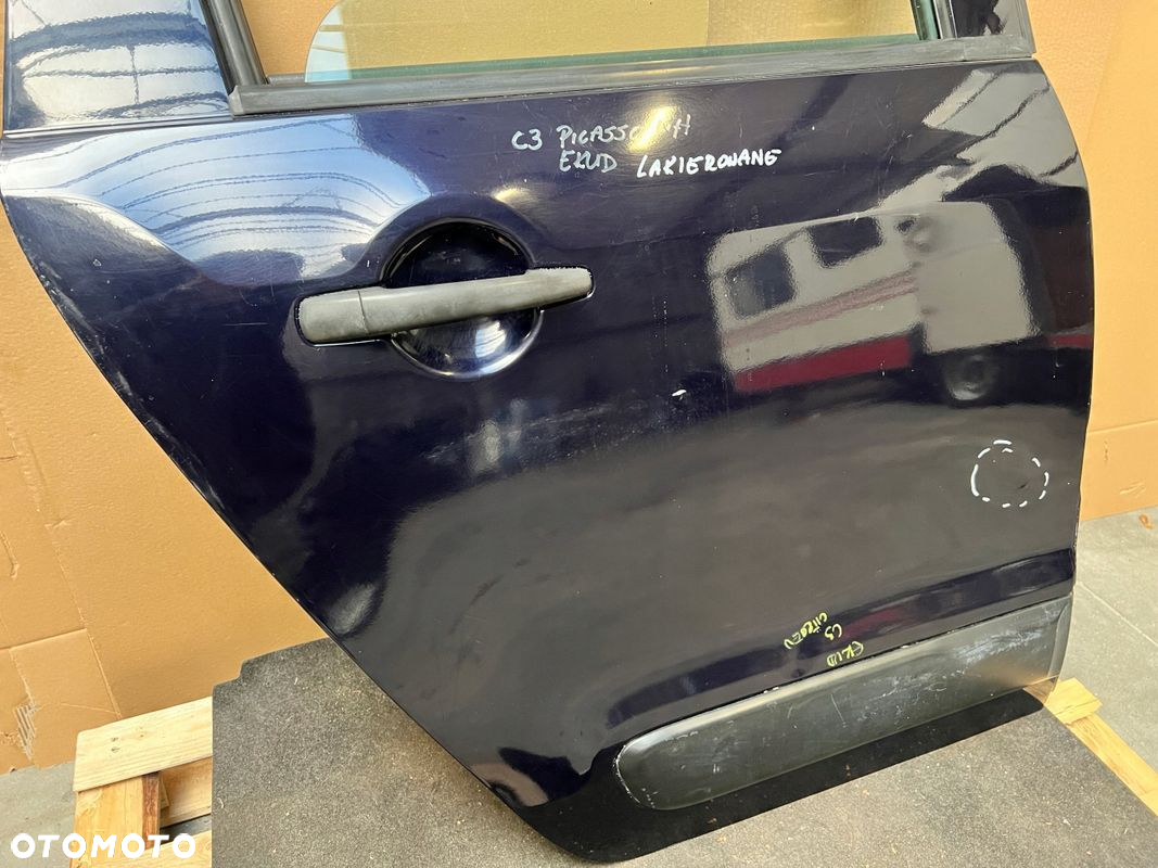 Drzwi TYLNE PRAWE prawy tył CITROEN C3 PICASSO LIFT kod lakieru: EKUD - 6
