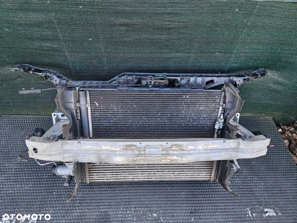 Pas Przedni Wzmocnienie Czołowe Belka Zderzaka Chłodnice Intercooler Wentylator 1.8 2.0 TFSI 2.0 TDI AUDI A4 B8 - 1