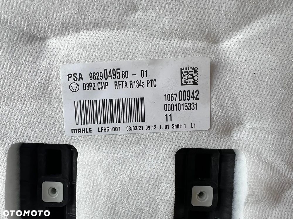 NAGRZEWNICA KLIMATRONIK WENTYLATOR  CITROEN DS3 CROSSBACK PEUGEOT 208 II EUROPA 2020 ROK - 11