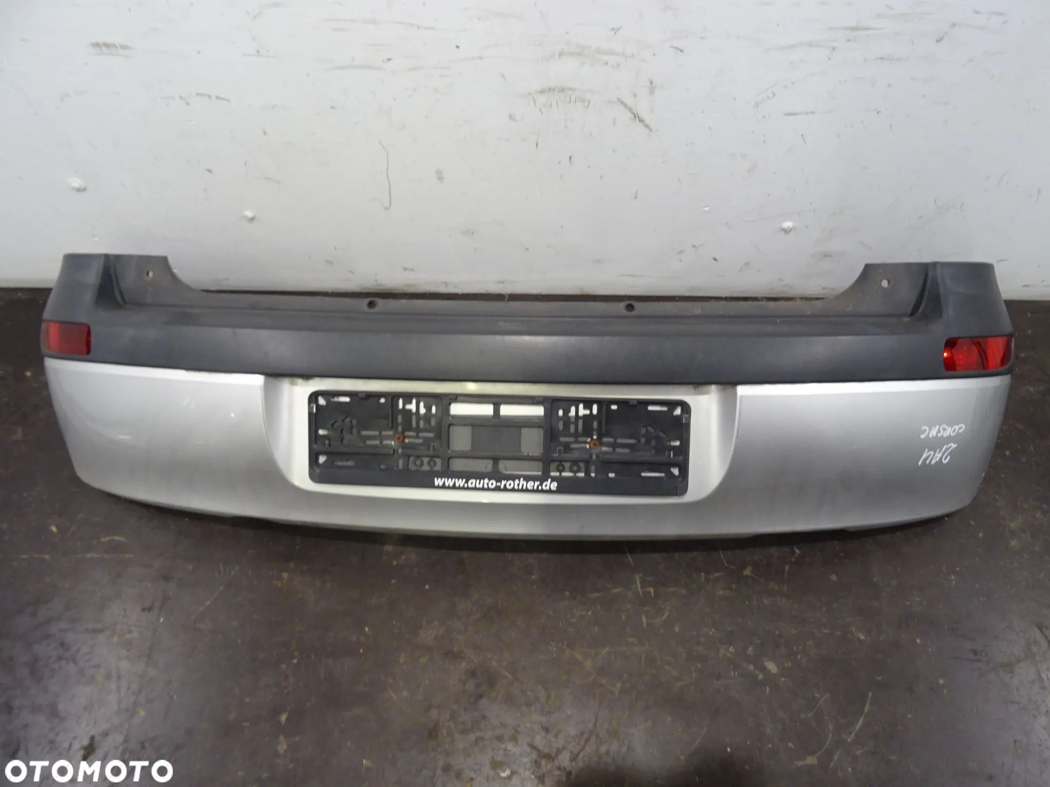 OPEL CORSA C 00-03 3D 1.2B 2AU ZDERZAK TYLNY TYŁ - 1