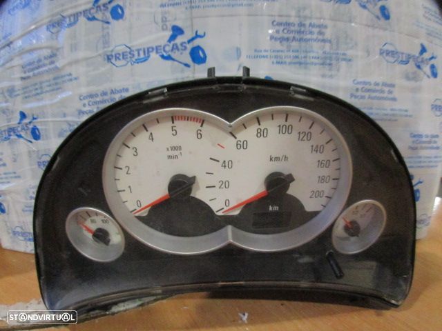 Quadrante 13173355WJ OPEL CORSA C 2006 1.3 CDTI 70CV 5P BRANCO KM/H  DIGITAL OPEL CORSA C FASE 2 2006 1.3CDTI 70CV 3P BRANCO - 1