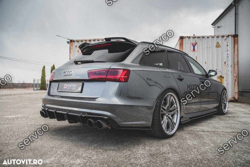 Difuzor spate Audi A6 S6 C7 S-Line 2014-2017 v10 Maxton Design - 5