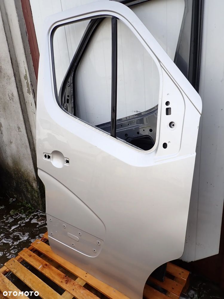 Master 3 4 Movano NV400 Drzwi Przednie Prawe Srebrne - 2