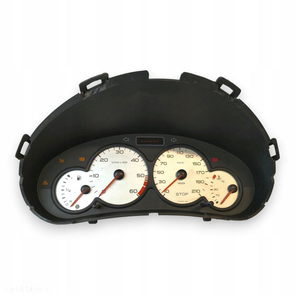 LICZNIK ZEGARY 9648836580 Peugeot 206 Lift 1.4 HDI Diesel europa - 1
