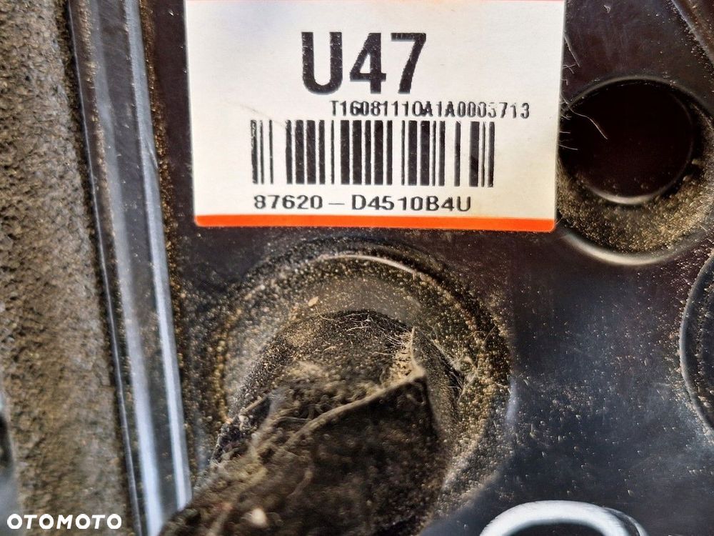 lusterko prawe kia optima IV 4 2015- 12 pin 87620-d4510 jf europa demontaz - 4
