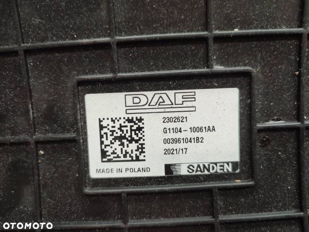 NAGRZEWNICA DAF XF 106 480 LIFT EUROPA EURO 6 2302621 2021 - 2