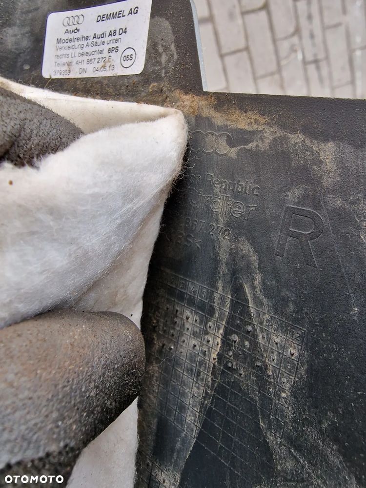 LISTWY PROGOWE PODŚWIETLANE LED KOMPLET AUDI A8 D4 4H4864607 4H1867271 4H4864608 4H1867272 - 15