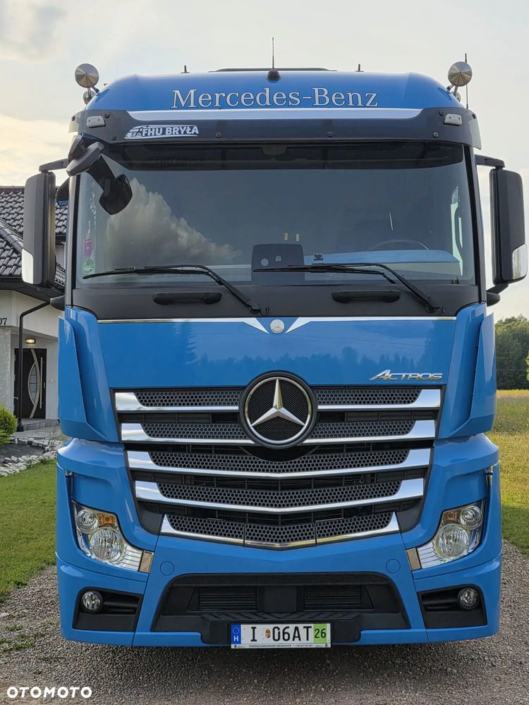 Mercedes-Benz ACTROS 1833 / FIRANKA/ WINDA / NOWY TACHOGRAF G2V2 / NOWE OPONY / 19PALET / 8TON ŁADOWNOŚCI / AUTOMAT / DUŻY SILNIK  / SYPIALKA / SERWISOWANY / 2018 / JAK NOWY  / - 3