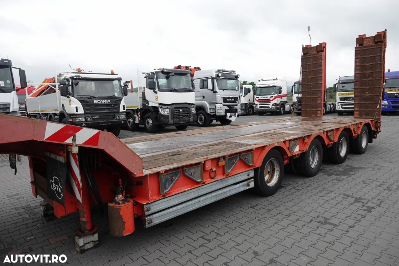 Kaiser REMORCĂ CU ÎNCĂRCARE MICĂ KAISER / GVW:  72.000 KG! / 4 AXI / AXIE DIRECTION / IMPORTAT - 12