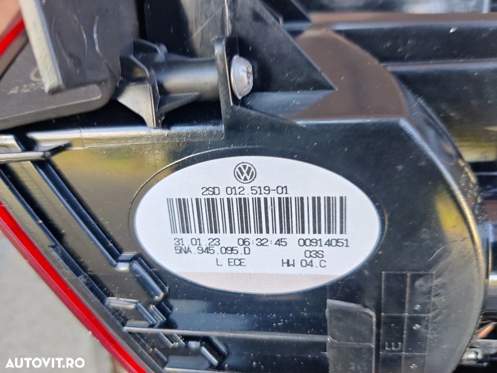 Stop Lampa stanga spate de pe aripa Vw Volkswagen Tiguan 2 II 2016-2020 - 5NA945095 - 6