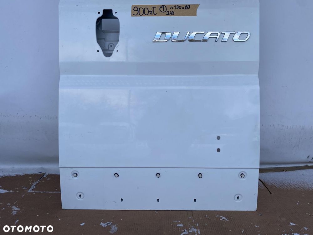 DUCATO JUMPER BOXER 06- DRZWI TYLNE PRAWE POD SZYBĘ H2 190cm BIAŁE 249 - 2
