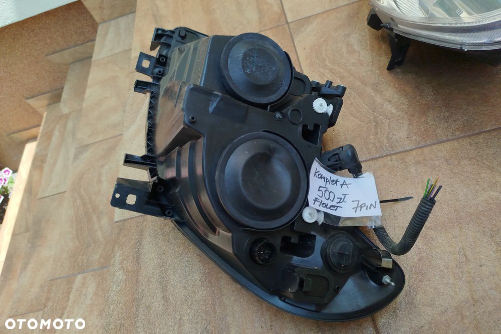 lampa przód prawa + lewa (prawie Nowe) komplet "A" 7PIN + wtyczki do Fiat Ducato III boxer jumper II 06-14r - 11