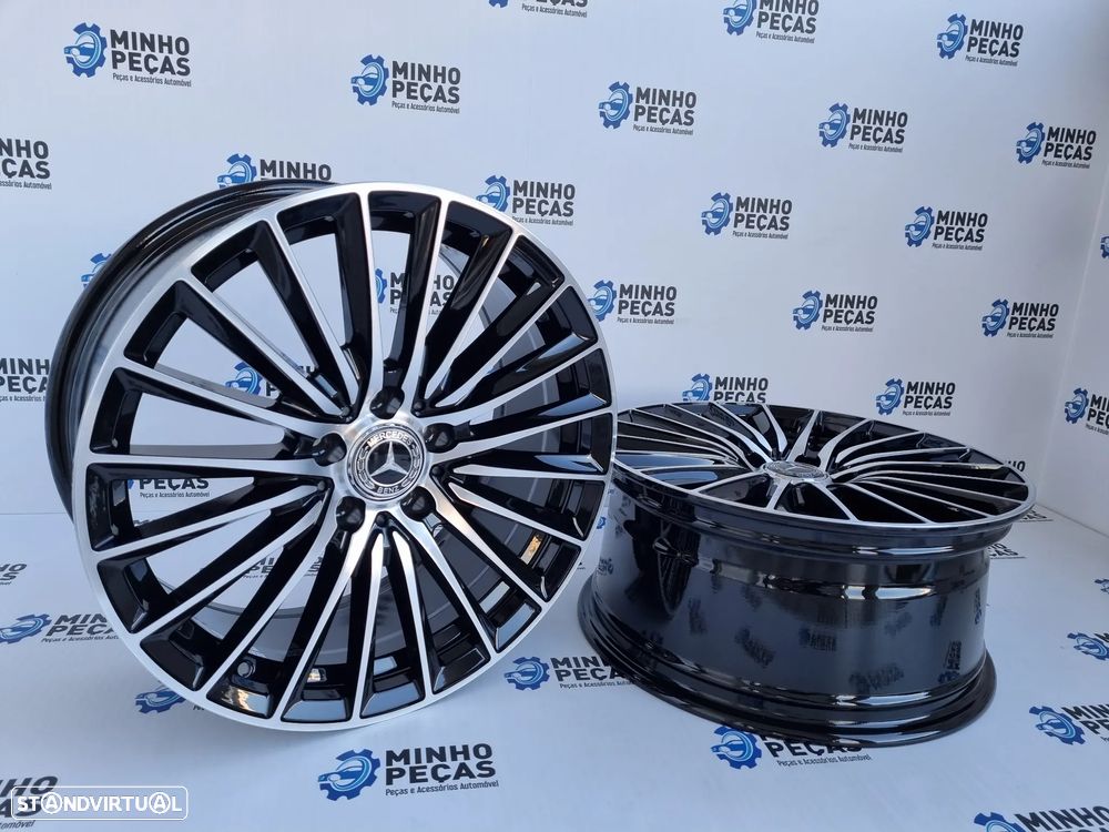 Jantes Mercedes Novo Class C (W206) AMG em 19 Preto Polido - 6
