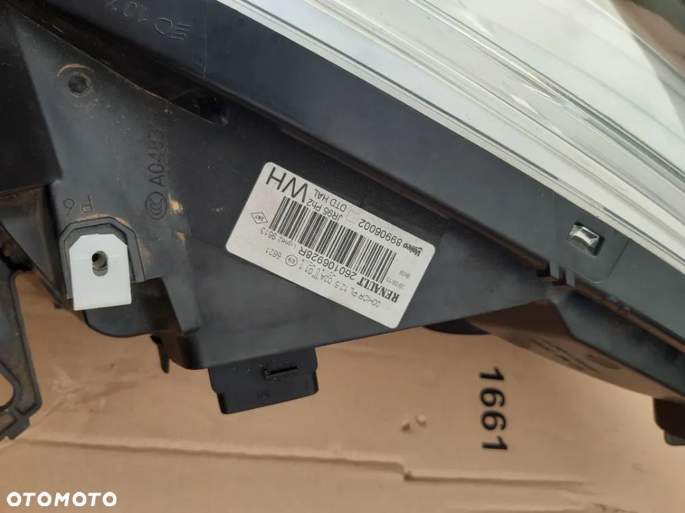 Lampa przednia prawa Renault Scénic III Lift 260106928R Zwykła Reflektor prawy Renault Scénic III Lift 2013-2016 - 5