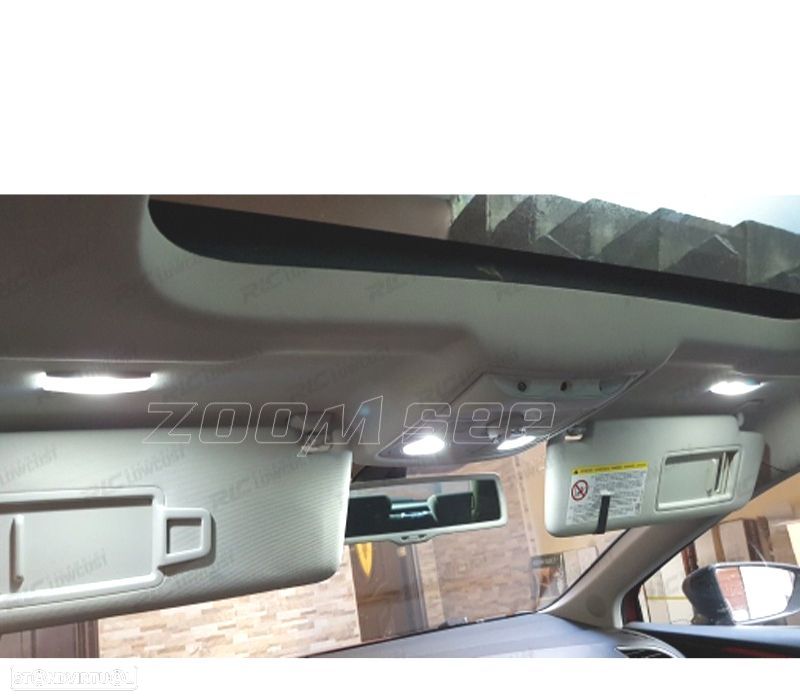 KIT COMPLETO LAMPADAS LED INTERIOR PARA SEAT LEON MK3 5F 5F1 5F5 5F8 13-18 - 4