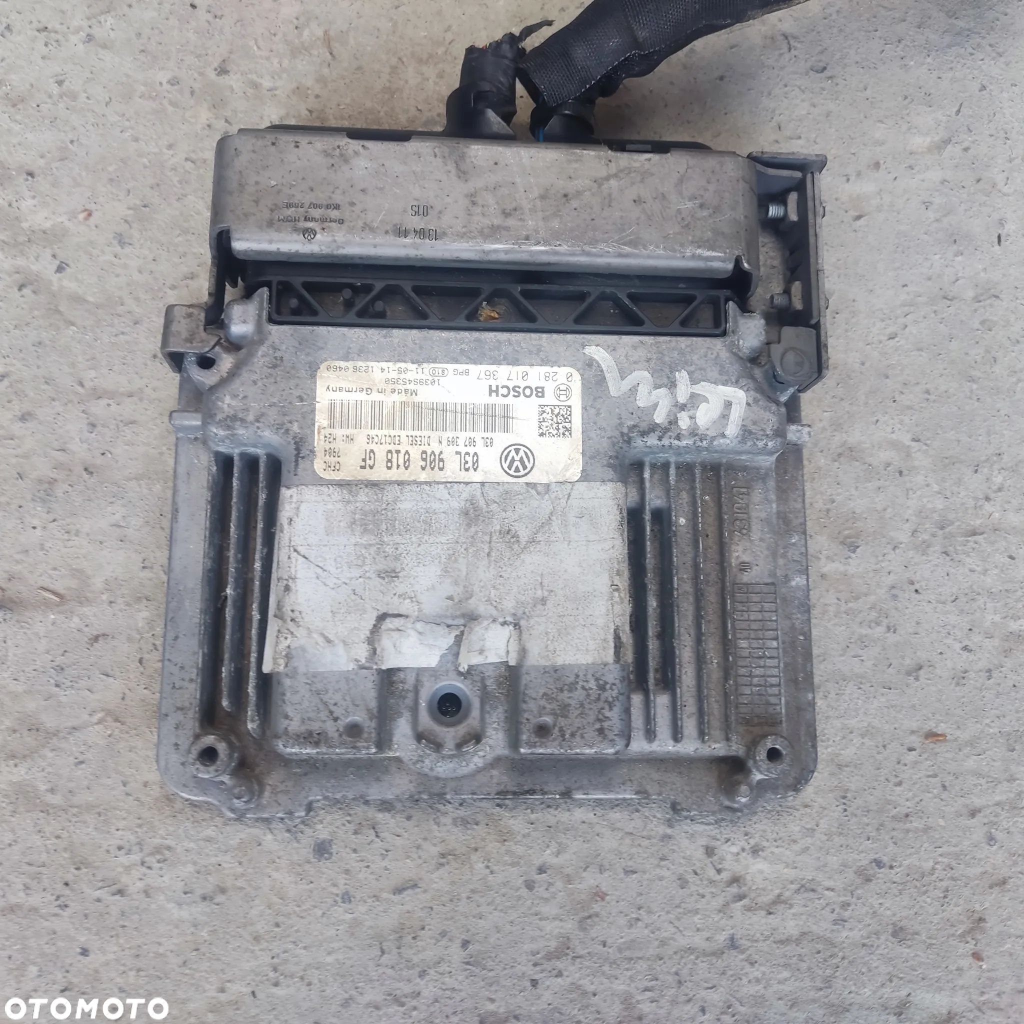 VW SCIROCCO KOMPUTER STEROWNIK SILNIKA CFH 03L906018GF - 1