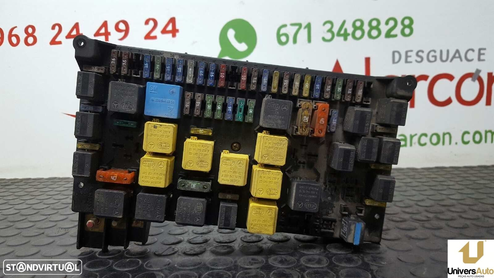 CAIXA DE RELÉS/ FUSÍVEIS MERCEDES CLASE M (W163) 320 (163.154) - 6