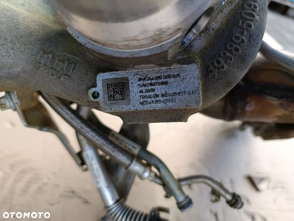 MERCEDES W213 2.0 CGI TORBOSPRĘŻARKA TURBINA A2640901300 - 4