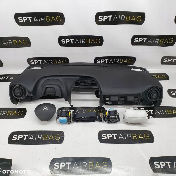 CITROEN C1 DESKA ROZDZIELCZA KONSOLA KOKPIT PULPIT PODUSZKI AIRBAG AIR BAG PASY KIT SET - 1