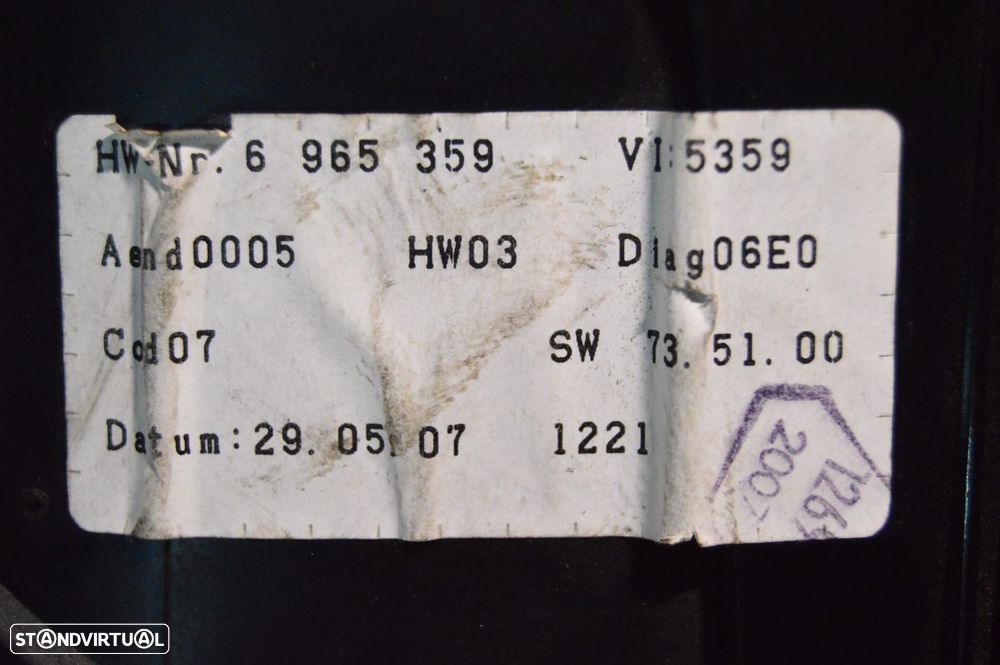 QUADRANTE MOSTRADORES PAINEL INSTRUMENTOS BMW MILHAS INGLES 62119153756 9153756 110080213 110080840 6965359 A2C53103634 BMW SERIE 5 E60 530D 24V 231CV M57D30 306D3 E61 - 8