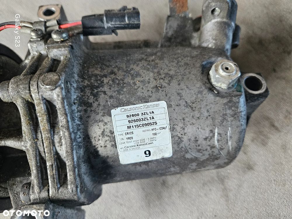 Sprężarka pompa kompresor klimatyzacji Nissan Pulsar Juke F15 1,2 DIG-T 926003ZL1A - 2