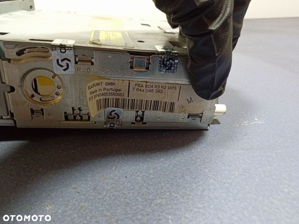 CITROEN C5 I LIFT 04- RADIO CD FABRYCZNE OEM 7644046392 - 5
