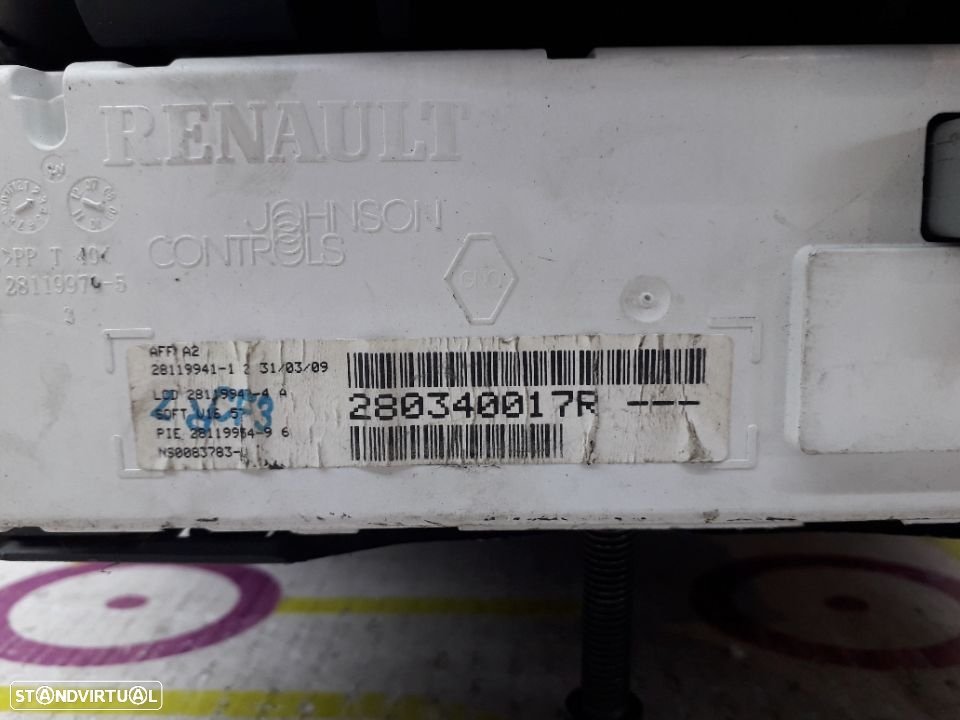 Display Renault Clio III 1.5 dCi 68Cv de 2009 - Ref: 280340017R - NO740062 - 4