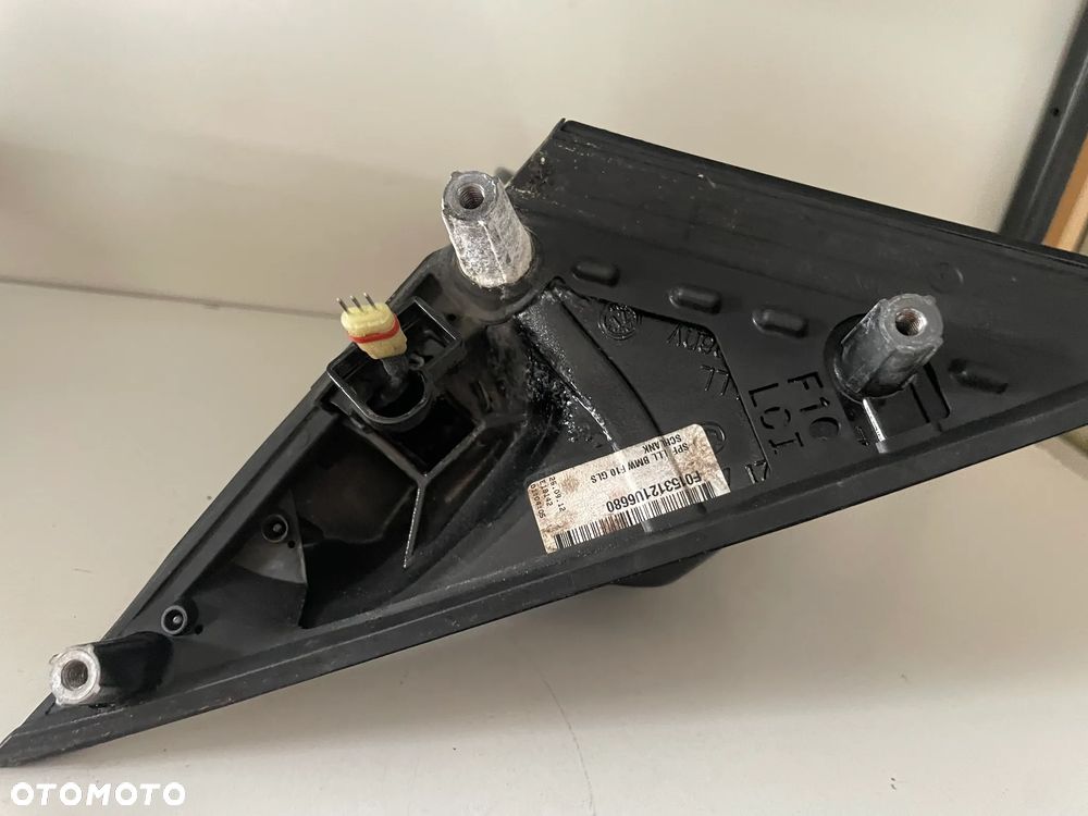 bmw f10 f11 lusterko lewe prawe 3 pin el składane pamięć 475 blacksapphire - 8