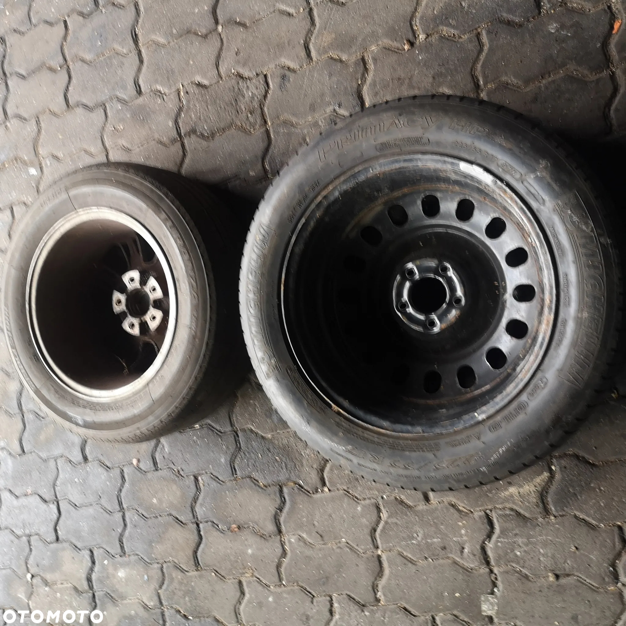 KOŁO ZAPASOWE STALOWE CITROEN III C5 R17" OPONY 225/55/R17 Z FELGAMI 17 ROZSTAW 5X108, KOŁO ALUMINIOWE OPEL R15 OPONY 195/65/R15 Z FELGAMI 15 ROZSTAW 5 ŚRUB - 7