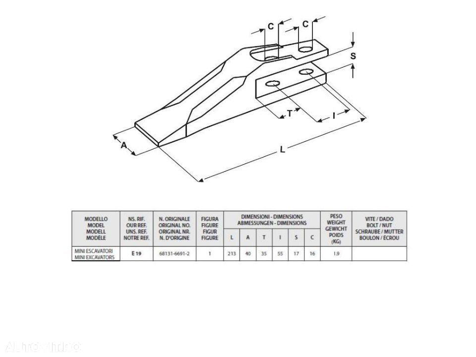 Dinti cupe miniexcavatoare - 4
