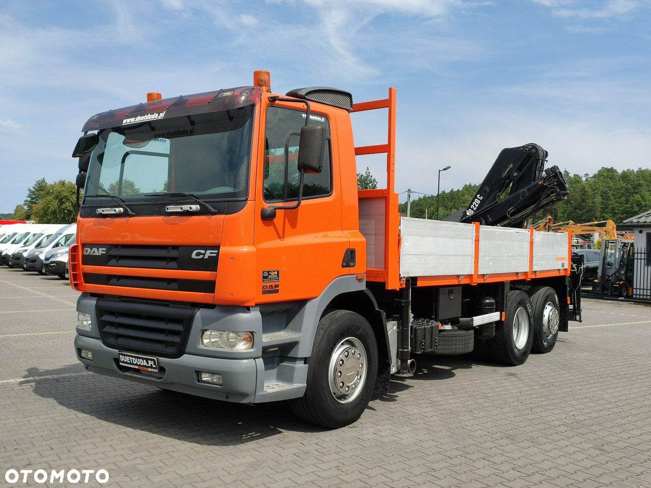 DAF CF 85.380 6x2 Oś Skrętna Skrzynia HDS HIAB 220C  + Pilot - 2