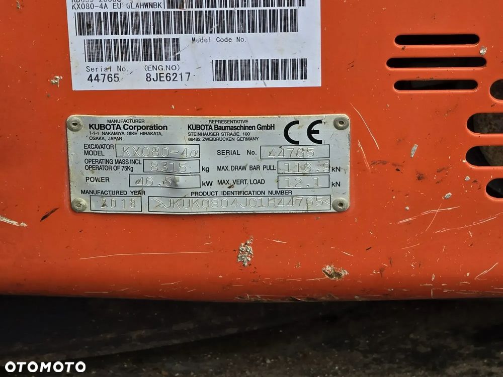 Kubota KX 080-4 - 8