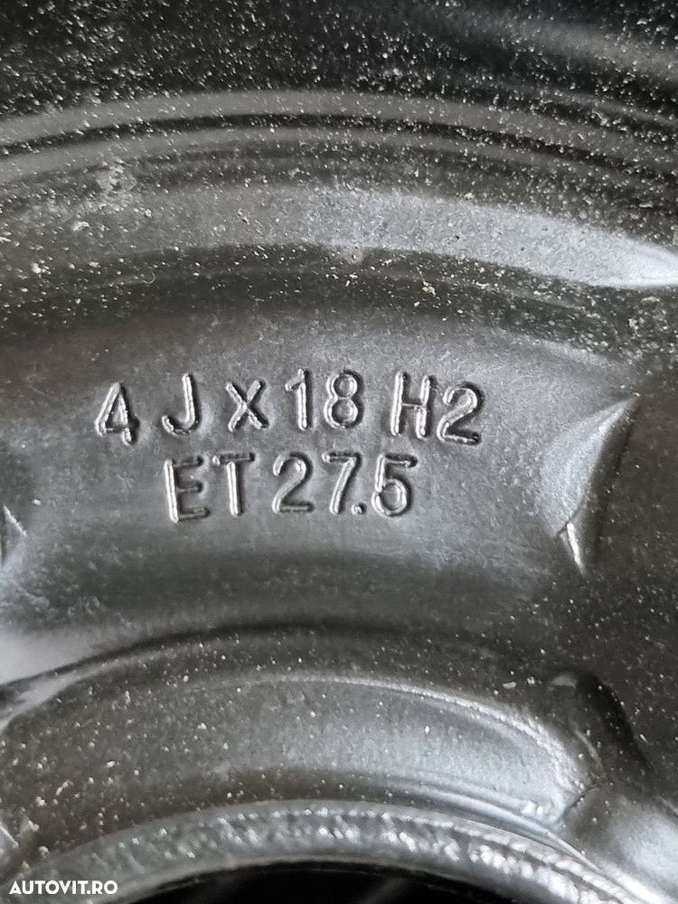 Roata rezerva Volkswagen Tiguan 5N 2007 - 2011 SUV (1481) ET 27.5 145/80R18 - 4
