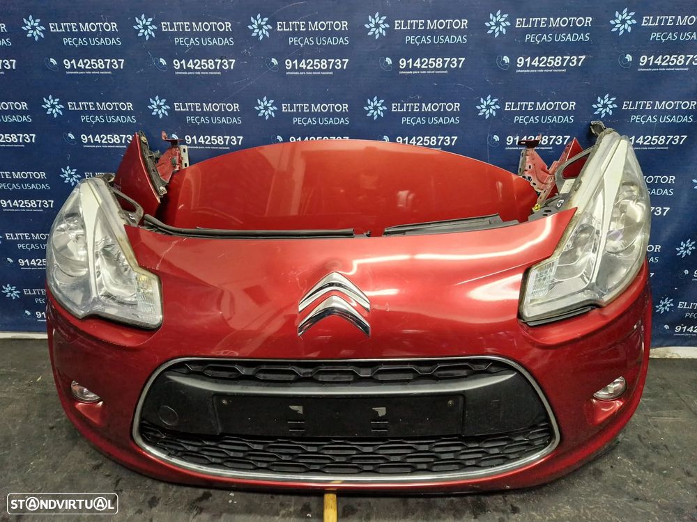 Frente completa usada CITROEN C3 2010 capot parachoques oticas radiadores guardalamas - 3