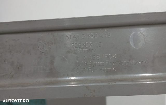 Ornament portbagaj stanga dreapta 51433330449 BMW X3 E83 [2003 - 2006 - 3