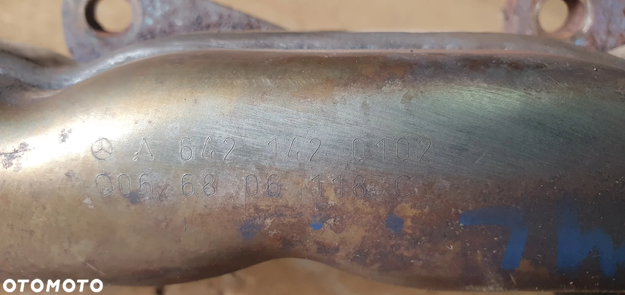 Kolektor wydechowy lewy Mercedes ML W164 3.0 CDI A6421420102 - 6