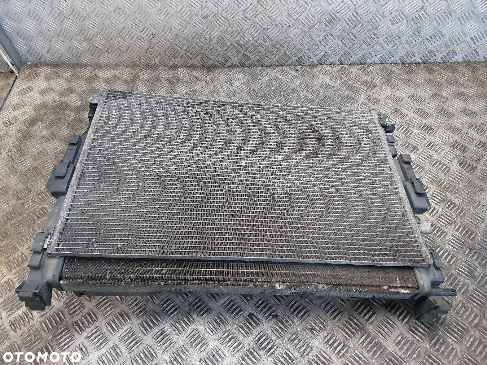CHŁODNICE KOMPLET + WENTYLATORY MEGANE II 2.0 16V  872199F 8200115543 - 3