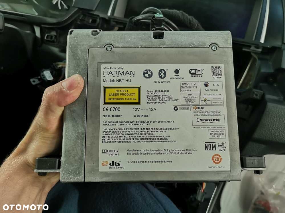 Moduł Android Auto Carplay bmw F10 NBT kamera cofania na fabr. ekranie - 7
