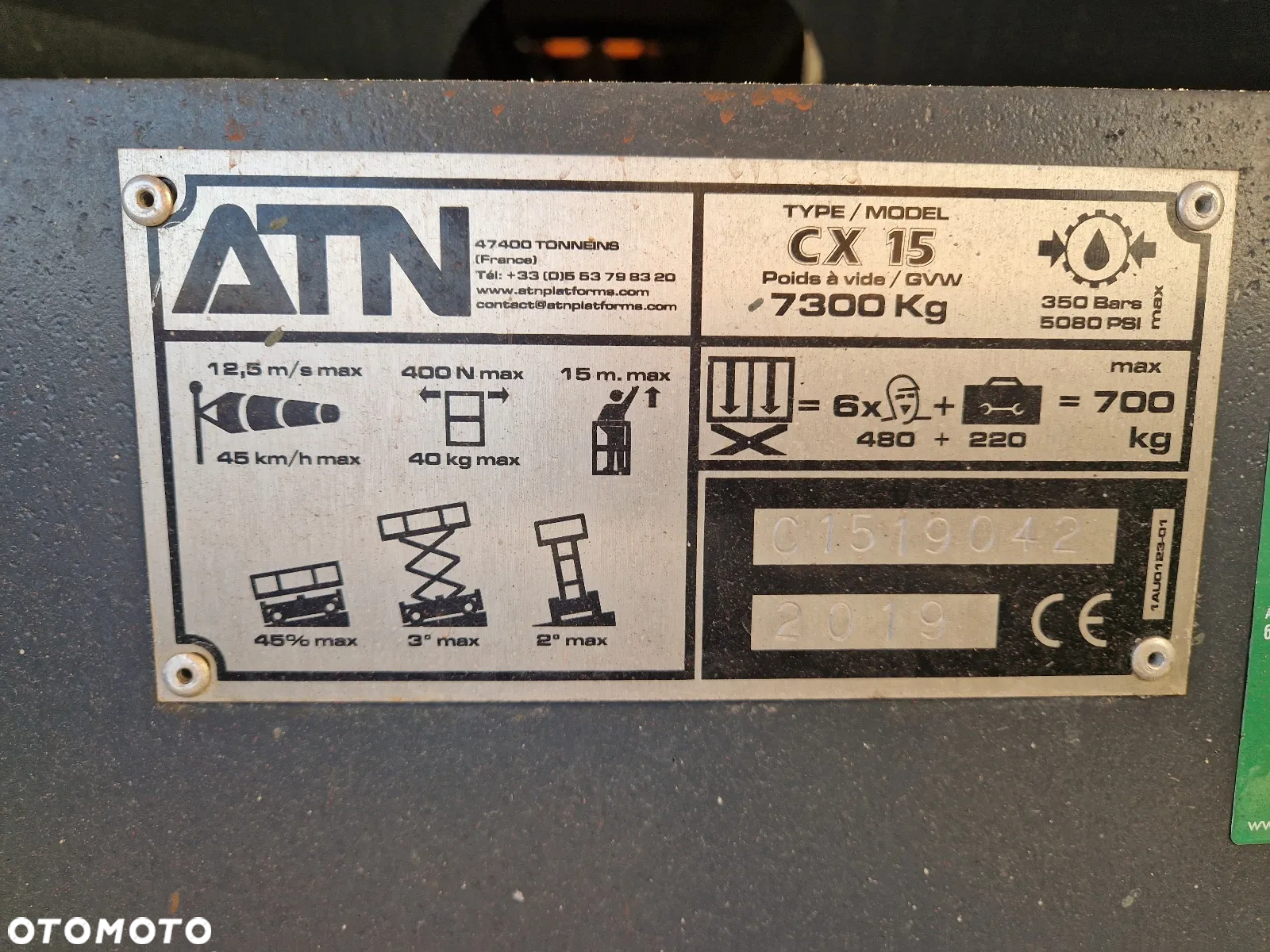 Genie ATN CX 15 P568 - 9