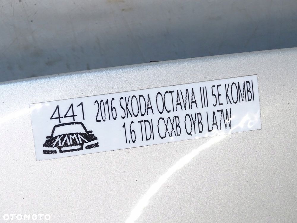 MASKA POKRYWA PRZÓD PRZEDNIA SILNIKA SKODA OCTAVIA III 5E RS VRS LA7W - 10