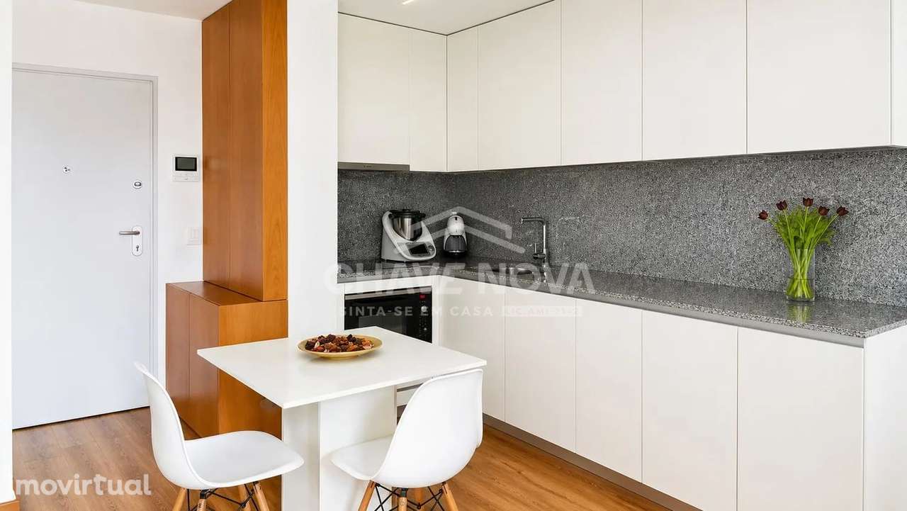 T0 c/ Terraço e Lugar de Garagem em Mafamude (El Corte Inglés) - Grande imagem: 4/7